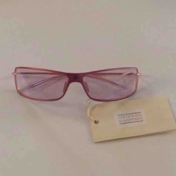 emporio armani pink sunglasses
